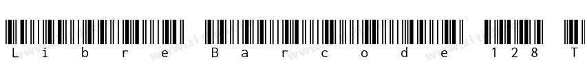 Libre Barcode 128 Te字体转换